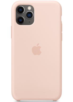 Apple Silicone Case for iPhone 11 Pro, Pink Sand (MWYM2)