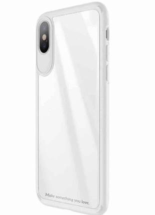 Чехол-накладка Hoco Zero Poin Series Case for iPhone X, White