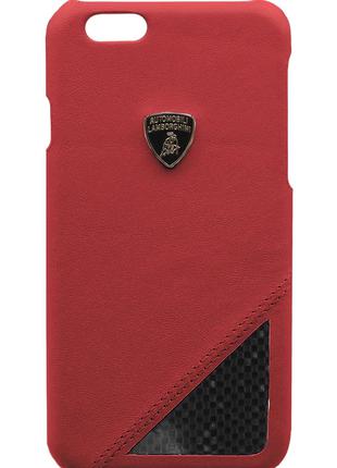Чехол-накладка Lamborghini Aventador D6 for iPhone 6/6S, Red (...