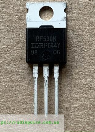 Транзистор IRF530N оригинал (100V,14A,88W) , TO220