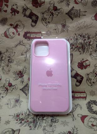 Чехол Silicone Case Apple Iphone 12/12 Pro Candy Pink