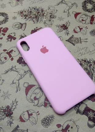 Чехол Silicone Case Apple Iphone Xs Max Candy Pink