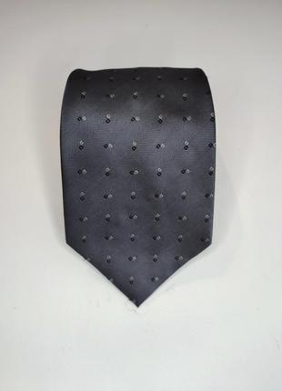 Мужской серый галстук