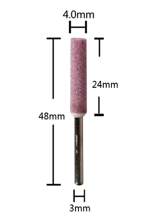 Набор шлифовальных головок для заточки пил. 4 мм. 10 шт