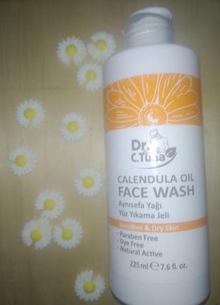 Очищающий гель для лица с маслом календулы farmasi calendula o...