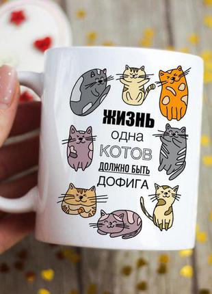 Чашка с котиками