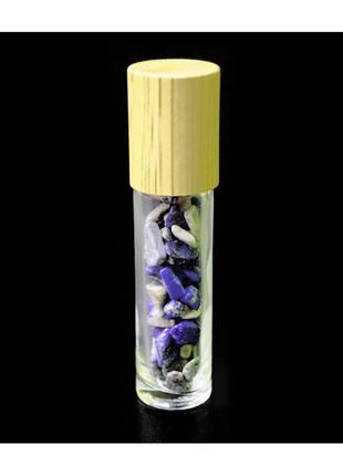 Аромароллер парфюмерный с камнями Лазурит (10 мл)
