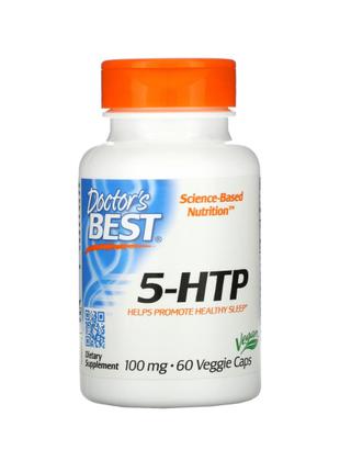 Doctor's Best, 5-гидрокситриптофан Best, 5-HTP, 100 мг, 60 капсул