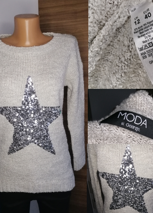 Шикарний светр із зіркою george