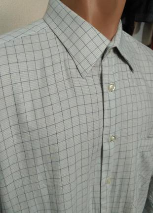Фланелевая байковая рубашка в клетку с длинным рукавом