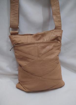 Женская сумка кросс боли натуральная кожа le sac noit