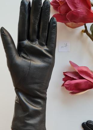 Женские кожаные перчатки alpa gloves на шелке н.7