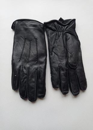Next. кожаные перчатки с утеплителем. м размер.