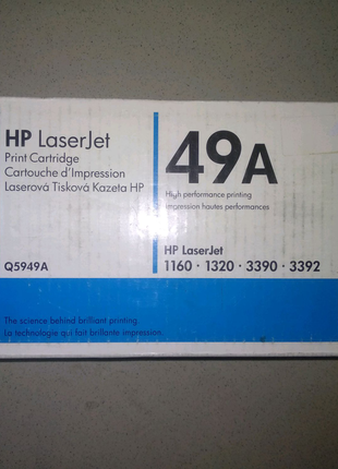 Картридж HP 49A,(Q5949A),оригинальный