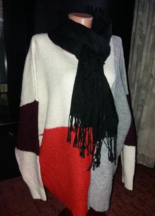 Распродажа-палантин-шарф из хлопка h&m 190x70