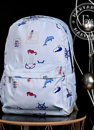 Оригинальный рюкзак дельфин / голубой