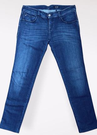 Жіночі прямі сині джинси armani jeans з низькою посадко, р. 29/M
