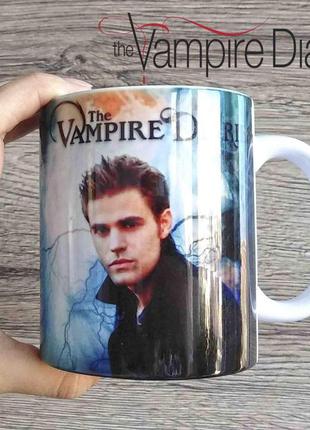 Чашка стефан и дэймон дневники вампира / the vampire diaries