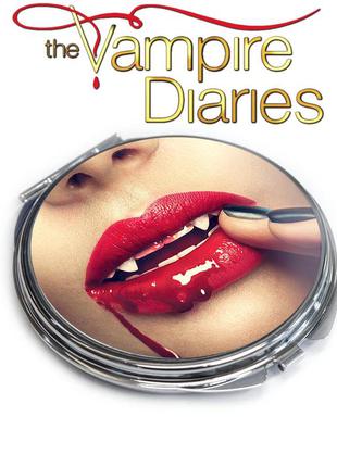 Карманное зеркало губы дневники вампира / the vampire diaries