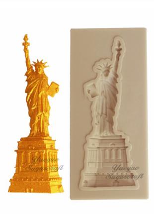 Кондитерский молд "Статуя свободы" - размер молда 8*3,5см, силико