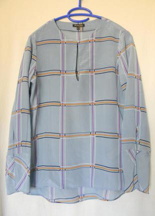 Massimo dutti шелковая блузка р.34/xs/s