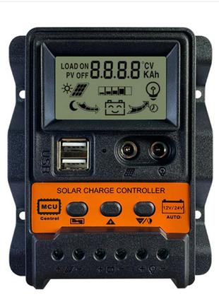 Cонячний контролер заряда PWM 30A 12 В 24 В