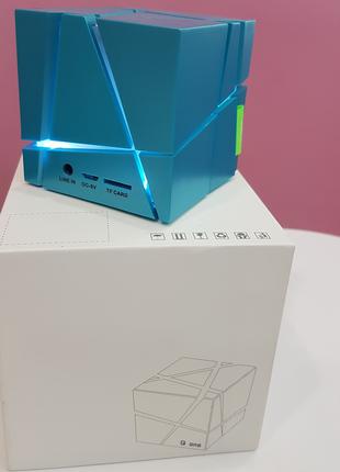 Портативная колонка Q-One Cube blue