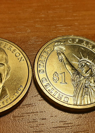 1 доллар США Томас Джеферсон