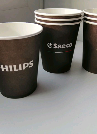 Бумажные стаканчики для кофе ☕  Philips, Saeco 200 мл.