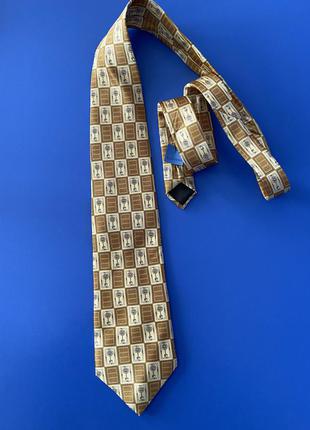 Шёлковый галстук lanvin paris