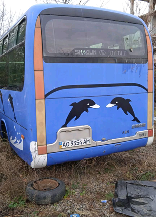 Автобус Шаулинь после  ДТП
