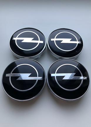 Колпачки заглушки на литые диски Опель Opel 60мм