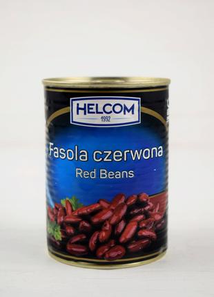 Фасоль красная консервированная Helcom 400г/240г (Польша)
