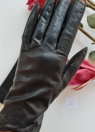 Кожаные перчатки alpa gloves из натуральной кожи н.4