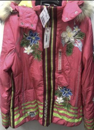 Горнолыжная куртка bogner с натуральным мехом