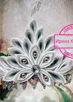 Диадема для костюма снежинки, зимы, снежной корлевы