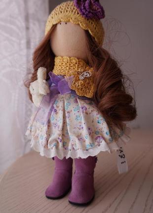 Интерьерная текстильная кукла ручной работы тильда