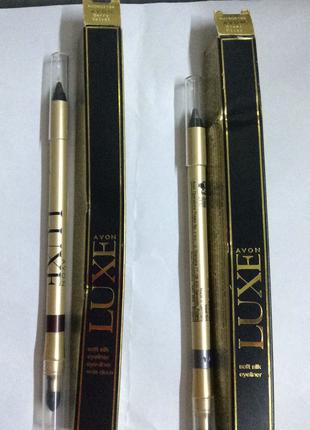 Олівець для очей avon з розтушовуванням Luxe