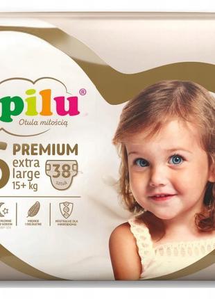Високоякісні підгузники Lupilu Premium Comfort (6 extra large)