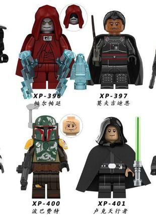 Фігурки, чоловічки зоряні війни star wars для лего lego 8 штук