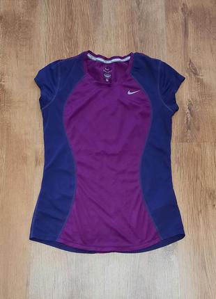 Футболка спортивная nike running dri-fit размер s