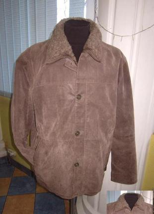 Большая кожаная мужская куртка authentic. германия. лот 851