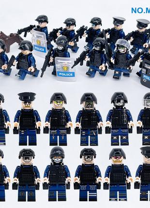 Фігурки чоловічки військові спецназ поліція до лего lego