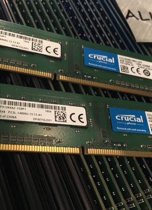 Оперативна пам`ять MICRON DDR3 4GB PC3 14900U 1866mHz Intel/AMD
