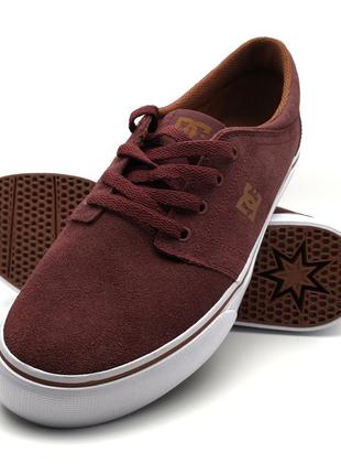 Dc trase sd burgundy, size us 8.5, eur 41.5