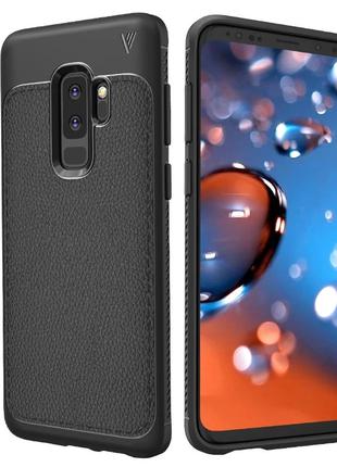 Чехол противоударный Leather Case для Samsung S9.