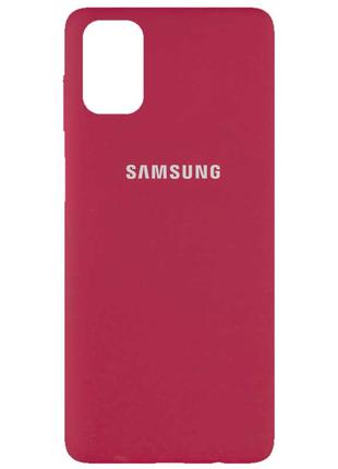 Чехол силиконовый Silicone Cover AA для Samsung M51 Красный / ...