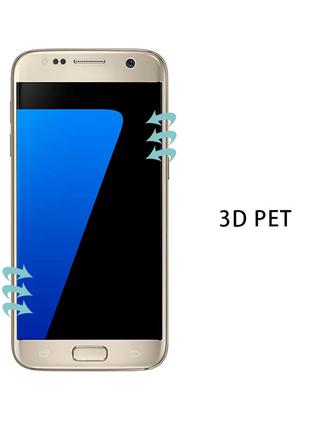 Оригинальный защитный 3D протектор пленка для Samsung S7.