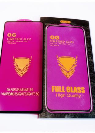 Защитное стекло OG (full glue) для Samsung A51 / a51