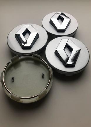 Ковпачки заглушки на литі диски Рено Renault 60мм